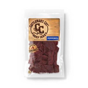 Cattleman's Cut brand page
		10 oz Peppered Beef Jerky