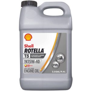 Shell
				2.5 Gal Rotella T5 15W-40 Engine Oil