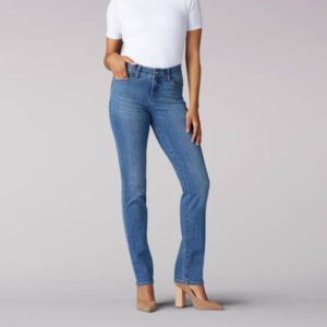 Lee  
		Women's Flex Motion Straight Leg Jeans