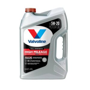 Valvoline
				5 Quarts 5W-20 Full Synthetic High Mileage Motor Oil