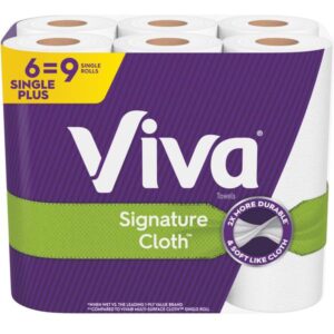 Viva
				6-Pack Signature Cloth Single Plus Paper Towels