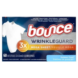 Bounce
				60 Count Wrinkle Guard Sheets