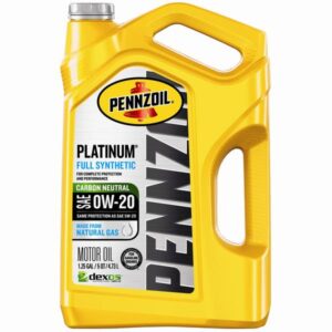 Pennzoil
				5 Qt 0W-20 Full Synthetic Motor Oil