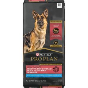 Purina Pro Plan
				34-35 lb Adult Large Breed Sensitive Skin & Stomach Salmon & Rice Formula