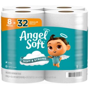 Angel Soft
				8-Count Mega Rolls Toilet Paper