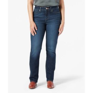 Signature by Levi Strauss & Co.  
		Women's Mid Rise Straight Fit Jeans