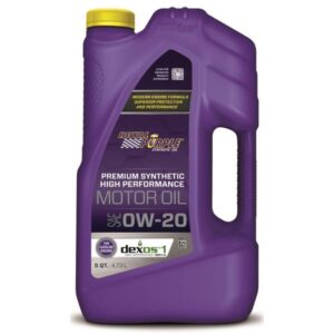 Royal Purple
				5 Quart 0W20 High Performance Synthetic Motor Oil