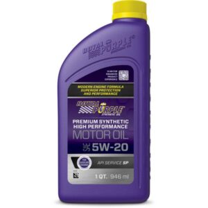 Royal Purple
				1 Quart 5W20 High Performance Synthetic Motor Oil