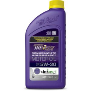 Royal Purple
				1 Quart 5W30 High Performance Synthetic Motor Oil