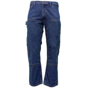 Key  
		Men's Contractor Grade Double Front Denim Dungarees