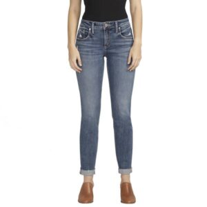 Silver Jeans  
		Women's Boyfriend Jeans