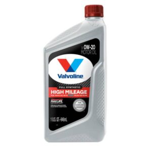 Valvoline
				1-Quart 0W-20 Full Synthetic High Mileage Motor Oil