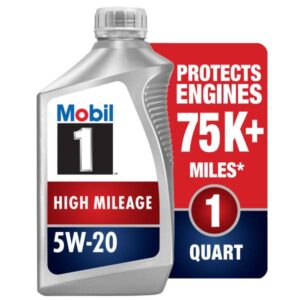 Mobil 1
				1 Quart High Mileage 5W-20 Full Synthetic Motor Oil