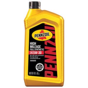 Pennzoil
				1 Quart Full Synthetic High Mileage 5W-30 Motor Oil