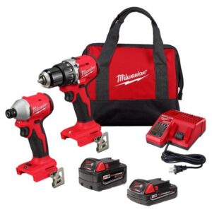 Milwaukee
				M18 Compact Brushless 2-Tool Combo Kit