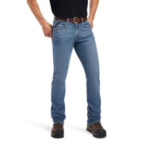 ARIAT  
		Men's Rebar M4 Relaxed Durastretch Edge Boot Cut Work Jeans