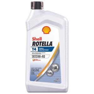 Shell
				Rotella T4 Triple Protection 15W-40 Conventional Heavy Duty Diesel Engine Oil