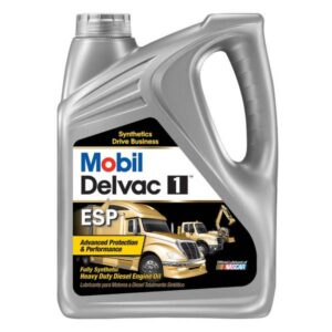 Mobil
				Delvac 1 ESP Heavy Duty Full Synthetic Diesel Engine Oil 5W-40