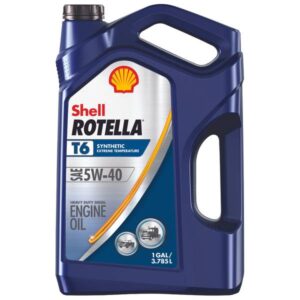 Shell
				Rotella T6 Synthetic Diesel 5W40 Motor Oil