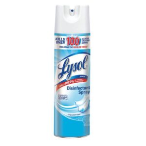 Lysol
				19 oz Crisp Linen Disinfectant Spray