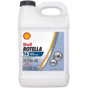 Shell
				Rotella T Triple Protection Multi - Grade SAE 15W40 Conventional Diesel Engine Oil