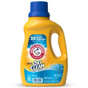 Arm & Hammer
				45.5 oz Plus OxiClean Fresh Scent Liquid Laundry Detergent