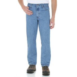 Rustler  
		Men's Regular Fit Straight Leg Jeans