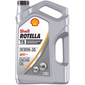 Shell
				Rotella T5 10W30 Synthetic Blend Diesel Engine Oil