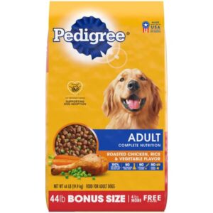 Pedigree
				44 lb Complete Nutrition Chicken and Vegetable Adult Dog Food