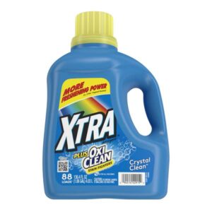 XTRA
				136.4 Fl oz Plus OxiClean Crystal Clean Liquid Laundry Detergent
