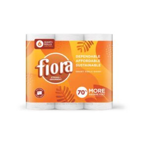 Fiora
				6 Pack Strong and Absorbent Paper Towels