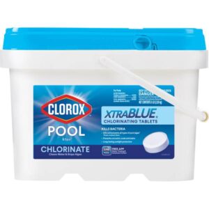 Clorox
				Pool & Spa 5 lb XtraBlue 3" Long Lasting Chlorinating Tablets