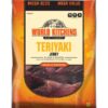 World Kitchens brand page
		Teriyaki Sliced & Shaped Beef Jerky
