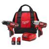 Milwaukee
				M12 Cordless 2-Tool Combo Kit