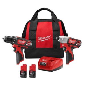 Milwaukee
				M12 Cordless 2-Tool Combo Kit