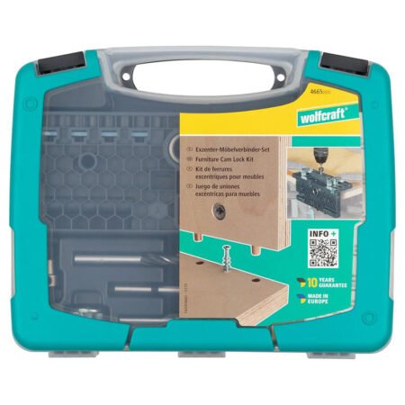 1 Kit de ferrures excentriques - WOLFCRAFT - 4665000