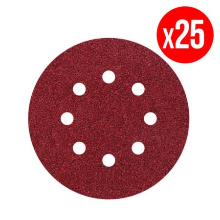 25 disques auto-agrippants WOLFCRAFT G120 Ø125mm