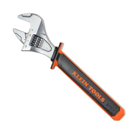Klein Tools 47130INS Insulated Adjustable Wrench, 12-Inch