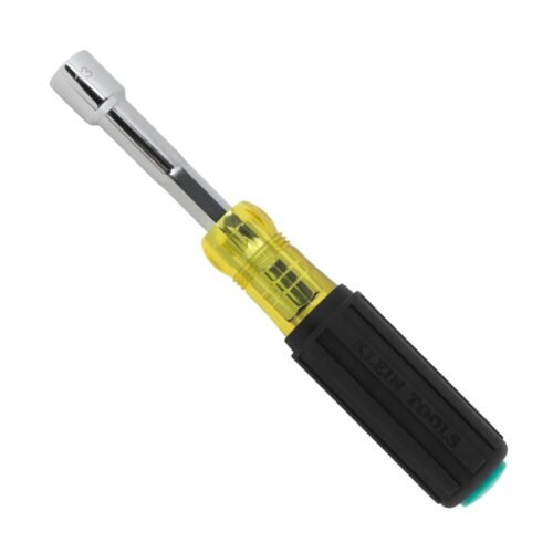 Klein Tools 65413M Metric Color-Coded Nut Driver, Heavy-Duty Hollow-Shaft, 13 mm