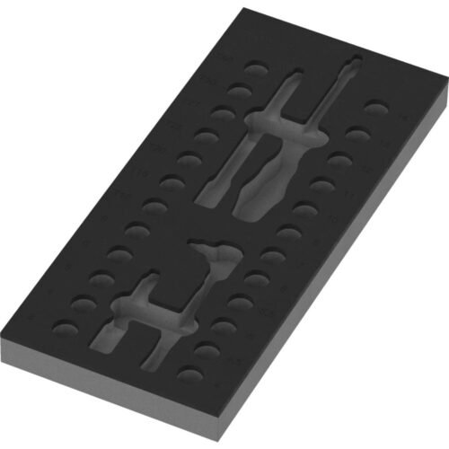 Wera 05137316001 9827 Foam insert 8007 A VDE Zyklop VDE ratchet set 1, 1/4", without tools