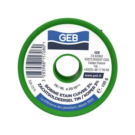 Bobine etain cuivre 3 % bobine 100 g - GEB - 815708