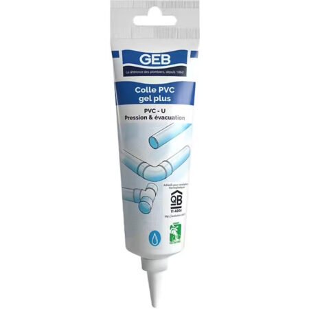 Colle PVC gel plus 125 ml tube pegboardable - GEB - 504644