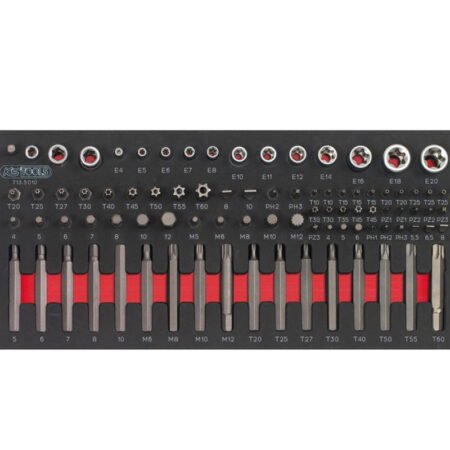 Module d'embouts de vissage et douilles TORX®, 88 pièces  - KS TOOLS - 713.5010