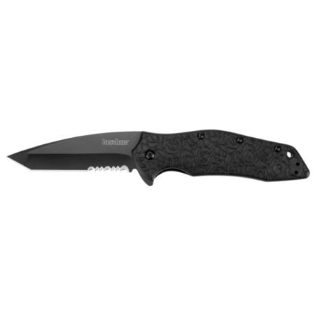 Kershaw 1835TBLKST Kuro Tanto - Black, Serrated