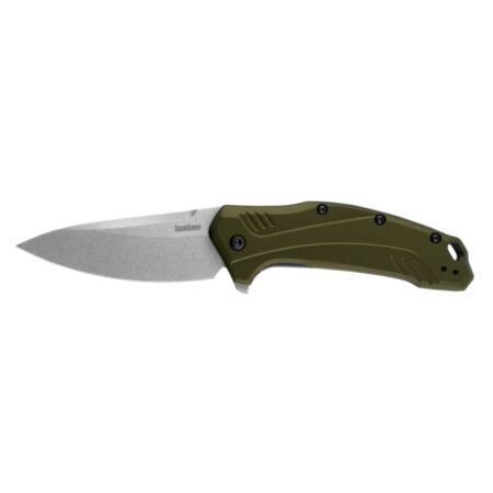 Kershaw 1776OLSW Link - Olive Stonewashed
