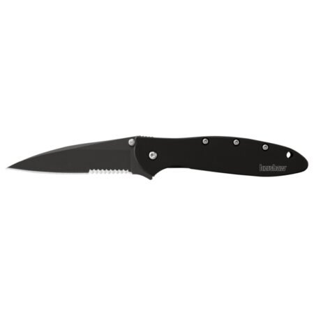 Kershaw 1660CKTST Leek - Black, Serrated