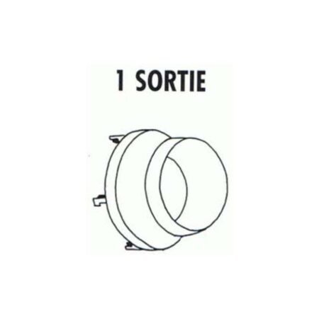 Adaptateur de gaine diam 400 SOVELOR ACC195