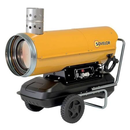 Chauffage air pulsé mobile à combustion indirecte SOVELOR BV110 34Kw 800W 230V/50Hz