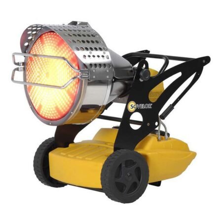Chauffage radiant mobile à combustion directe SOVELOR XL9SR 160W 230V/50Hz