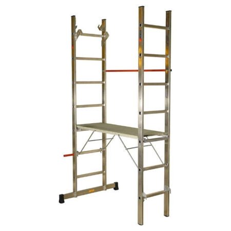 Echafaudage échelle ESCALUX V18062 Hexalux 90 aluminium H 3M10